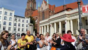 Stadtführung in Schwerin auf dem Marktplatz